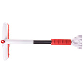 Щетка от снега со скребком 63 см SKYWAY с распушенной щетиной с поворотным механизмом (двойной скребок) Щетка от снега со скребком 63 см SKYWAY с распушенной щетиной с поворотным механизмом (двойной скребок)