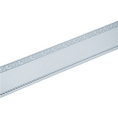 Карниз Ажур/Есенин 3х рядный белый/серебро планка 70мм 300см Карниз Ажур/Есенин 3х рядный белый/серебро планка 70мм 300см