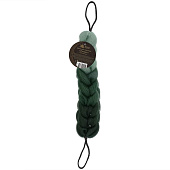  Мочалка-косичка Банные штучки Гигант, градиент, зеленая, 120 г, 35х7х6,5 см 