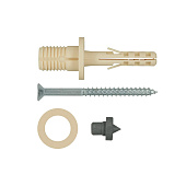  Набор для крепления ступеней лестницы к бетонному основанию 4шт, "Креписам" 