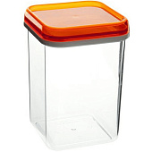  Банка д/сып. продуктов 1,2л квадр., С267, 222864 Полимербыт 