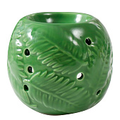 Аромалампа для эфирных масел «Листья», керамика, зелёная, 7.5?7.5?7.2 см Аромалампа для эфирных масел «Листья», керамика, зелёная, 7.5?7.5?7.2 см