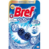  Подвесной блок для унитаза BREF колор-актив с хлором 50гр 