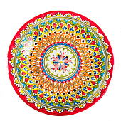 Тарелка узбекская «Узоры», d=28 см, микс 7507299 Тарелка узбекская «Узоры», d=28 см, микс 7507299