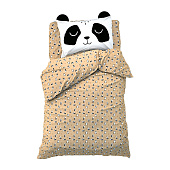 Комплект постельного белья 1,5 спальный Этель Lazy panda бязь 9935630 Комплект постельного белья 1,5 спальный Этель Lazy panda бязь 9935630