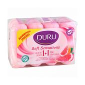 Мыло туалетное Duru 1+1 крем Грейпфрут 4х80г экопак Мыло туалетное Duru 1+1 крем Грейпфрут 4х80г экопак