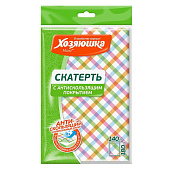 Скатерть "ХОЗЯЮШКА Мила" 140х180 см с антискользящим покрытием 36090 Скатерть "ХОЗЯЮШКА Мила" 140х180 см с антискользящим покрытием 36090