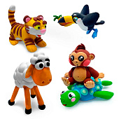 Пластилин супер лёгкий застывающий Brauberg Kids 600г, 60 шт, (36 цветов+2х12 базовых), 3 стека, 106311 Пластилин супер лёгкий застывающий Brauberg Kids 600г, 60 шт, (36 цветов+2х12 базовых), 3 стека, 106311