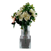  Ваза стеклянная Royal Classics,12х25 см, JWD070907 