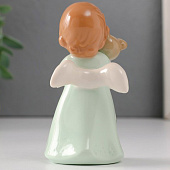 Сувенир керамика "Малышка-ангел в зелёном платье с медвежонком" 5х4х9 см 9720755 Сувенир керамика "Малышка-ангел в зелёном платье с медвежонком" 5х4х9 см 9720755