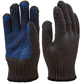 Перчатки х/б с ПВХ, Зима, двойные, р. 9, 7класс, СПЕЦ-SB Пер046, черные Перчатки х/б с ПВХ, Зима, двойные, р. 9, 7класс, СПЕЦ-SB Пер046, черные