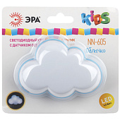 Ночник Облачко LED датчик освещ 220В белый/голубой /ЭРА Ночник Облачко LED датчик освещ 220В белый/голубой /ЭРА