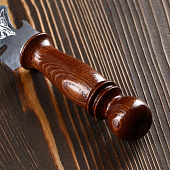  Нож шампурный  для шашлыка узбекский с гравировкой 5486351 