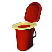 Ведро-туалет с крышкой 18л, 62-0-018
