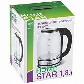  Чайник HOMESTAR HS-1042 черный 