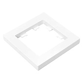 Рамка для розеток и выключателей, 1 пост, цвет белый, EKF Эпика Рамка для розеток и выключателей, 1 пост, цвет белый, EKF Эпика