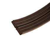 Уплотнитель E-профиль 9 мм корич двойной Уплотнитель E-профиль 9 мм корич двойной