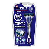 Бритвенный станок со сменной кассетой DEONICA 5 лезвий FOR MEN Арнест
