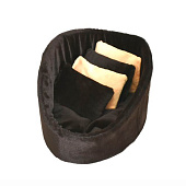 Лежанка ZooMoDa Плюш, овальная, четыре подушки, вид 2 Лежанка ZooMoDa Плюш, овальная, четыре подушки, вид 2