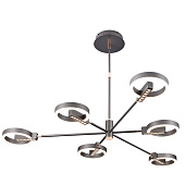 Люстра в стиле модерн LED G61415/6GR 54Вт S=14м2 /Gerhort