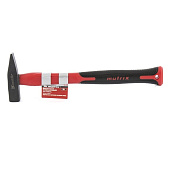Молоток слесарный 300г, фибергласовая обрезиненная рукоятка, квадратный боек, Matrix optimal Молоток слесарный 300г, фибергласовая обрезиненная рукоятка, квадратный боек, Matrix optimal