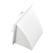  Вывод стенной с обратным клапаном 175х175 с выходом d120 белый 