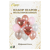  Набор шаров 12 шт "Пудровый блеск", 574-415 