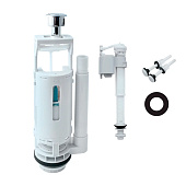 Арматура для бачка кноп 2 режима нижняя подводка F012400-01K Iddis Арматура для бачка кноп 2 режима нижняя подводка F012400-01K Iddis