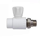 Шаровый кран для радиатора прямой 20-1/2" PPR Шаровый кран для радиатора прямой 20-1/2" PPR