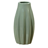  Ваза керамика настольная "Пелагея" 19 см, зелёный   9907045 