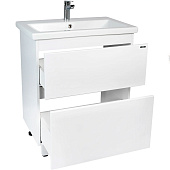 Тумба Мальта 60 напольная Белая с раковиной Como 60 17564 Viant Тумба Мальта 60 напольная Белая с раковиной Como 60 17564 Viant