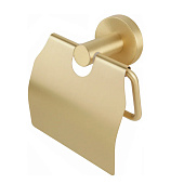 Держатель для туалетной бумаги настенный закрытый золото 23586 Zenfort Держатель для туалетной бумаги настенный закрытый золото 23586 Zenfort