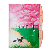 Записная книжка подарочная на замке, А6+, 48 листов, линия, Кошечка, микс, 9630225 Записная книжка подарочная на замке, А6+, 48 листов, линия, Кошечка, микс, 9630225