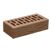  Кирпич керамический коричневый РУСТИК 1НФ 250х120х65мм [М150-175] /Старый Оскол 