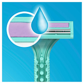 Станок для бритья одноразовый GILLETTE SIMPLY VENUS 2 для женщин 4шт Станок для бритья одноразовый GILLETTE SIMPLY VENUS 2 для женщин 4шт