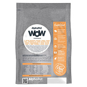 Сухой корм для стерилизованных кошек AlphaPet WOW Superpremium, 350 г, индейка и потрошки, 110011