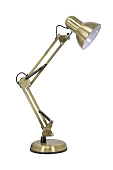  Светильник настольный 60Вт Е27 МТ2001 основание+струбцина античн латунь /Ultra Light 