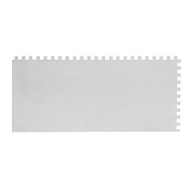  Гладилка стальная 280х130мм, пластмас. ручка, зуб 6х6мм, Matrix 