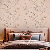  Обои 1.06х10м Scarlett арт.588463 Бежево-серый /Ateliero 