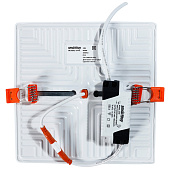 Светильник точечный встраиваемый LED 24Вт BDLS квадрат белый безрамочный (170х25/монтажн d50-160) /Smartbuy Светильник точечный встраиваемый LED 24Вт BDLS квадрат белый безрамочный (170х25/монтажн d50-160) /Smartbuy