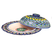 Блинница Риштанская Керамика «Узоры» d=24 см 7362530 Блинница Риштанская Керамика «Узоры» d=24 см 7362530