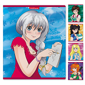 Тетрадь 48л. А5., клетка, ErichKrause MANGA GIRLS Тетрадь 48л. А5., клетка, ErichKrause MANGA GIRLS