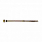  Саморез конструкционный потай Torx 8,0х180, желтый цинк, 2шт 