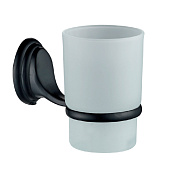  Держатель со стаканом цинк черный TG1002H-1 