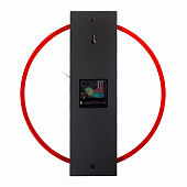 Часы настенные металл+ дерево, круг 30,5 см, красный+черный "Time 3" Рубин 3330-003 Часы настенные металл+ дерево, круг 30,5 см, красный+черный "Time 3" Рубин 3330-003