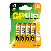  Батарейка AA G-tech  Alkaline LR6, 4шт, GP ULTRA 