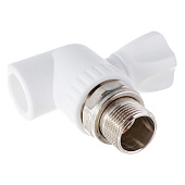  Шаровый кран для радиатора угловой 25х3/4" PPR 