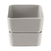 Кашпо для цветов 0,45л "Фиори" Серый жемчуг 365-543 Кашпо для цветов 0,45л "Фиори" Серый жемчуг 365-543