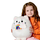 Мягкая игрушка Maxitoys, Котик с Радугой, 35 см Мягкая игрушка Maxitoys, Котик с Радугой, 35 см