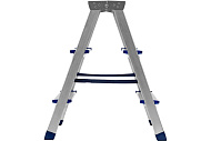 Стремянка алюминиевая двусторонняя 3 ступени, высота платформы 60см, макс. нагр. 150кг., Сибртех Стремянка алюминиевая двусторонняя 3 ступени, высота платформы 60см, макс. нагр. 150кг., Сибртех
